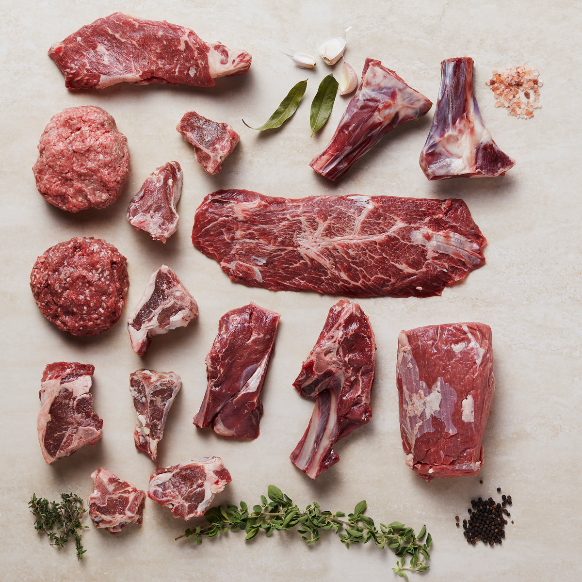 FARM TO CITY - BEEF + LAMB COMBO 10 lb – Agnello Farms